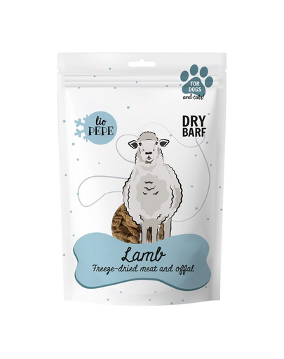PAKA ZWIERZAKA PEPE Freeze-dried liofilizált hús bárány tüdő 30g