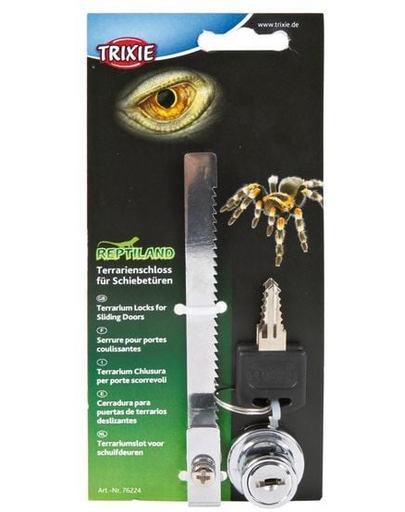 Zamek do terrarium do drzwi przesuwanych + klucz