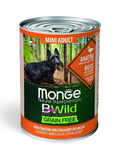 BWild grain free Mini Adult kaczka 400g