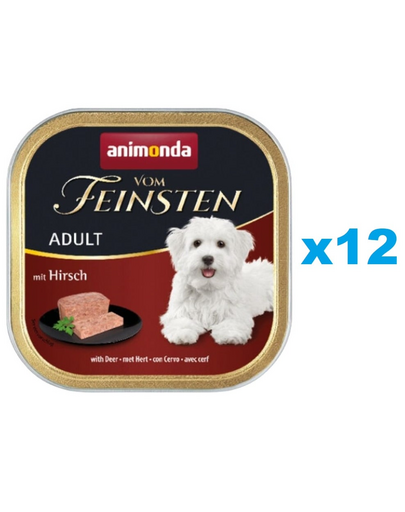 ANIMONDA Vom Feinsten Adult z jeleniem 12x150 g