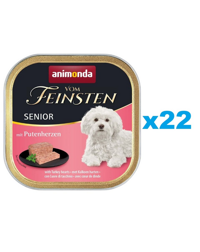 ANIMONDA vom Feinsten Senior Serca Indycze 22x150 g