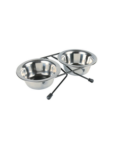Stojak z miskami 2 x 1.8l