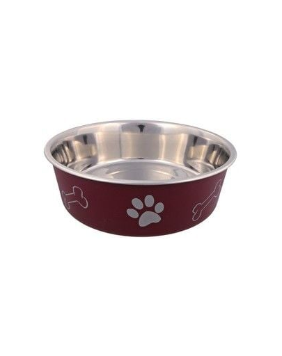 Miska metalowa z plastikową powłoką 0.25 l/ 12 cm