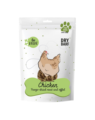 PAKA ZWIERZAKA PEPE Freeze-dried liofilizált csirke szív 60 g