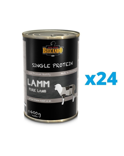 BELCANDO Single Protein Jagnięcina 24x400 g mokra karma dla psa