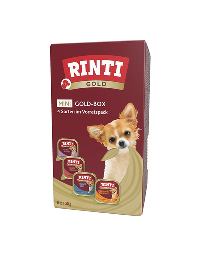 Gold Mini Multibox 8x100 g mokra karma dla dorosłych psów małych ras