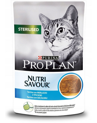 PRO PLAN Sterilised 24 x 85 g dorsz dla kotów kastrowanych