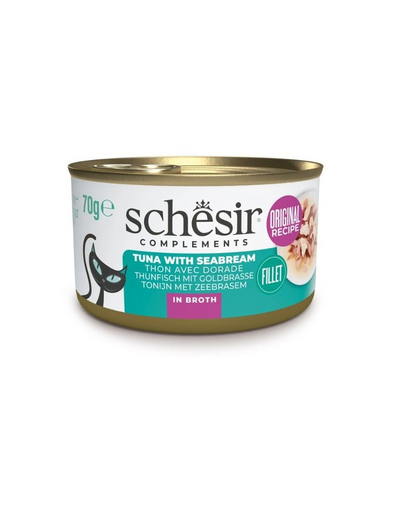 SCHESIR Tonhal doradával húslevesben macskáknak 70 g