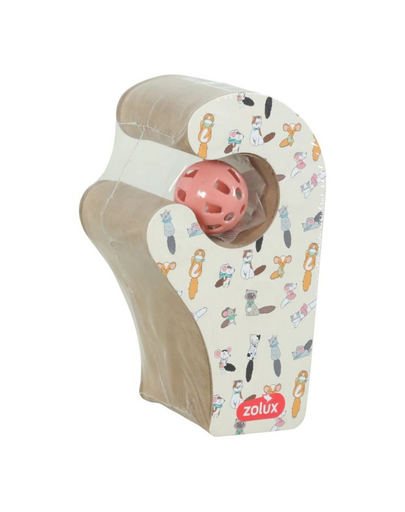 ZOLUX Macskakaparó CHATOUILLE összecsukható tappancs labdával és macskamentával