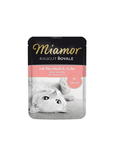 Ragout Royal  tuńczyk  i kurczak  w sosie  100 g