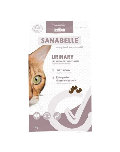 SANABELLE Urinary 2 kg macskáknak érzékeny húgyúti rendszerrel
