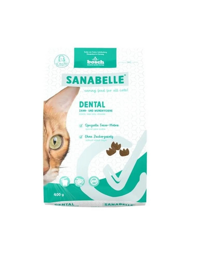 SANABELLE Dental 400 g macskák számára, a fogápolás támogatására