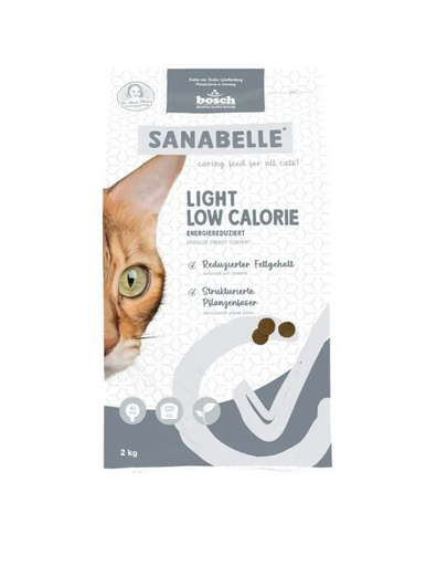 SANABELLE Light Low Calorie 2 kg túlsúlyos macskák számára