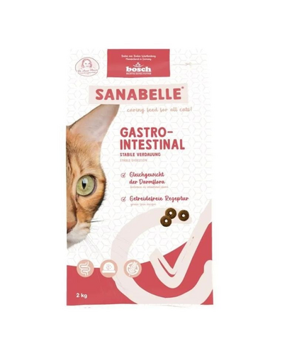 SANABELLE Gastrointestinal 2 kg macskáknak bélproblémákkal