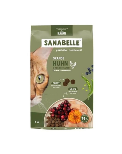 SANABELLE Grande Csirke 8 kg nagytestű macskák számára