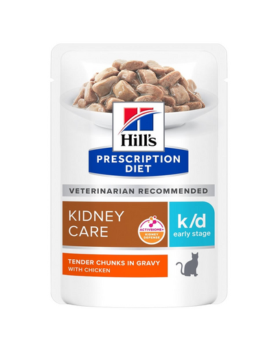 Prescription Diet Feline k/d Kidney Care Early Stage z kurczakiem 48x85 g