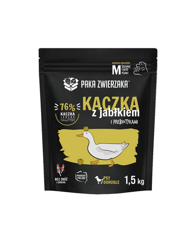 PAKA ZWIERZAKA Kacsatáp almával 1,5 kg