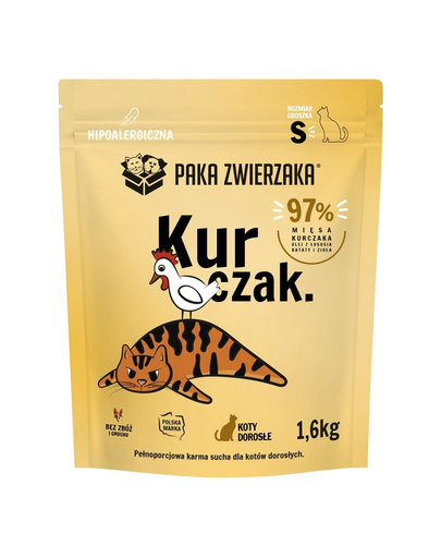 Karma sucha Kurczak dla kota S 1,6 kg
