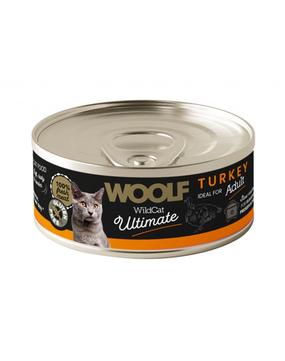 WOOLF Wild Cat Ultimate Turkey Pate 85g pástét pulykával macskák számára