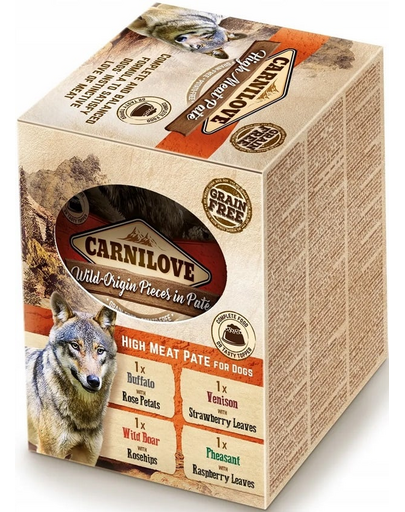 CARNILOVE Meat Pate Multipack Adult 4x300g nedves táplálék kutyák számára
