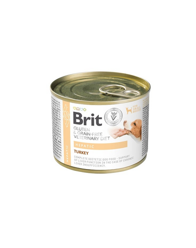 BRIT Veterinary Diet Grain Free Hepatic 200 g pulyka z zöldborsóval kutyáknak májbetegségek esetén