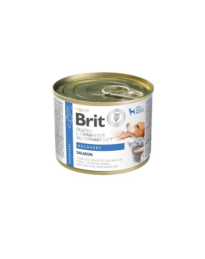 BRIT Veterinary Diet Grain Free Recovery 200 g lazac és csirke máj kutyáknak és macskáknak lábadozás alatt