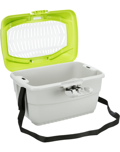 TRIXIE Transporter Mini-capri 40x22x30 cm jasnoszary/zielony