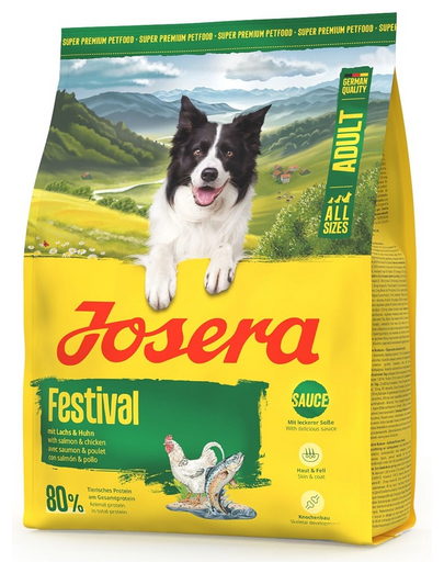 JOSERA Festival 900g válogatós kutyáknak ízletes szósszal