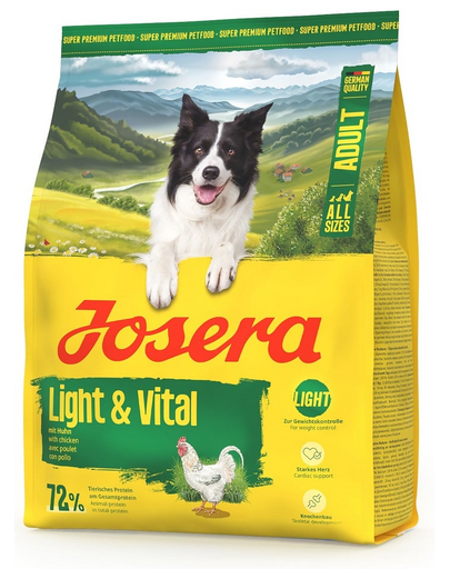 JOSERA Light Vital 900g kutyák számára a testsúly kontrollálásához