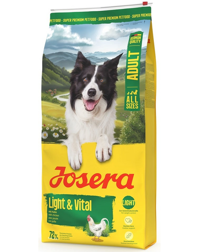 JOSERA Light Vital 12,5kg kutyáknak a testsúly kontrolljának támogatására