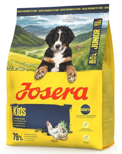 JOSERA Junior Kids 900g fiatal közepes és nagytestű kutyák számára