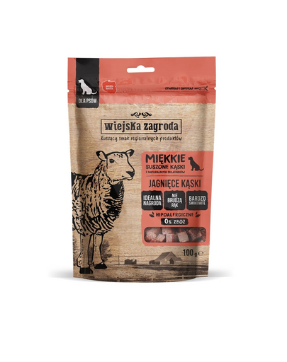 WIEJSKA ZAGRODA Bárányfalatok kutyáknak 100 g