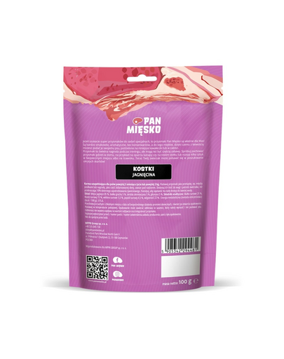 PAN MIÉSKO Bárányfalatok kutyáknak 100 g