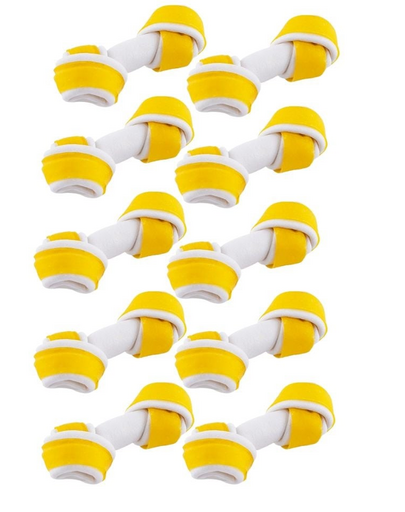 MACED Kość wiązana biała jagnięcina 11 cm 10szt.