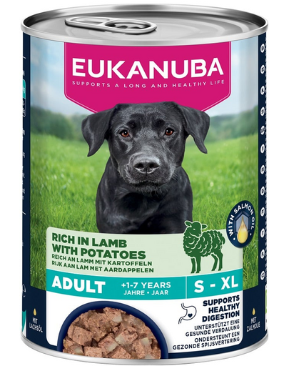 EUKANUBA Life Care Adult Rich in Lamb 400 g pasztet kutyáknak gazdag bárányhússal és burgonyával