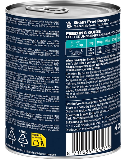 Life Care Adult Rich in Lamb 400 g pasztet dla psów bogaty w jagnięcinę i ziemniaki