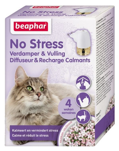 BEAPHAR No Stress Diffúzor + Utántöltő macskáknak 30 ml Viselkedési aromatizáló