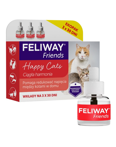 FELIWAY Friends 3 utántöltő - feromonok a macskák közötti konfliktusokhoz