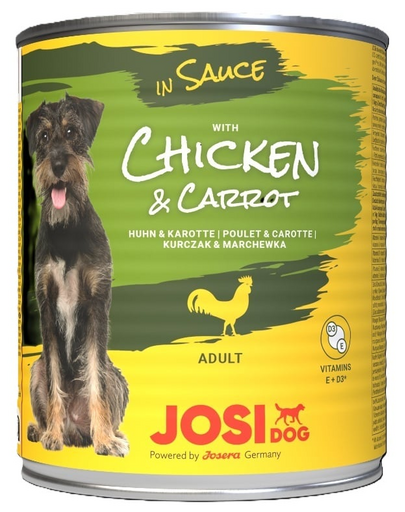 JOSERA JosiDog Chicken&Carrot in Sauce 830g csirkével és sárgarépával szószban kutyák számára