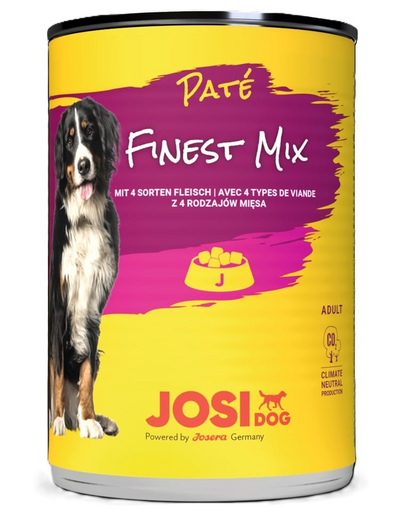 JOSERA JosiDog Pate Finest Mix 800g pasztet 5 különböző húsfajtával kutyák számára