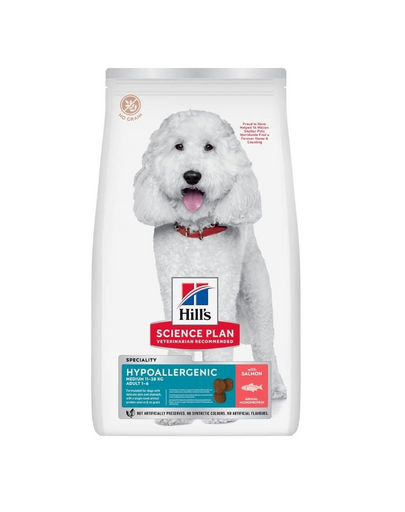 HILL'S Science Plan Canine Adult Medium Hypoallergenic Salmon 6kg közepes testű felnőtt kutyák számára lazaccal