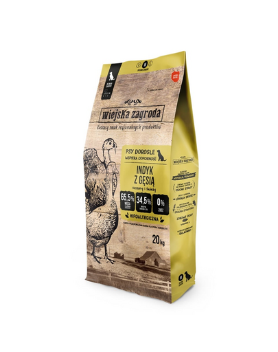 WIEJSKA ZAGRODA Indyk z gęsią kutya kutyáknak M 20 kg