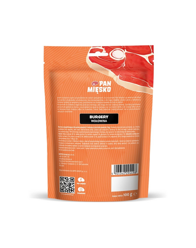 PAN MIÉSKO Marhahúsos falatok kutyáknak 100 g