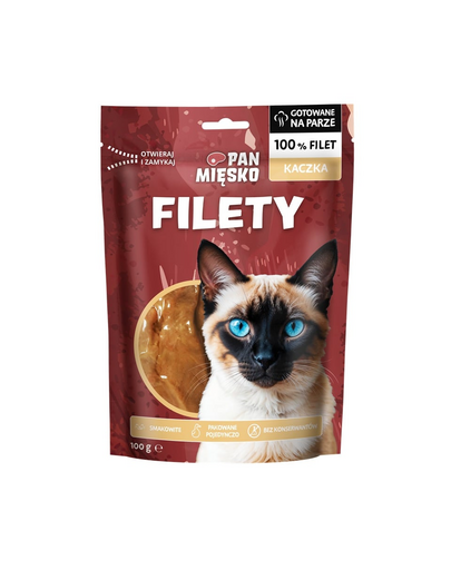 PAN MIĘSKO Kacsa filé macskának 100 g