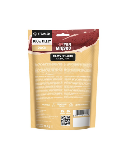 PAN MIĘSKO Kacsa filé macskának 100 g