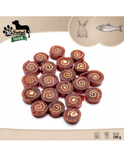 Sushi z królika i dorsza 500 g przysmak dla psa