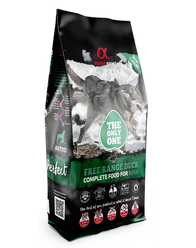 Pełnoporcjowa sucha karma dla psów Free range duck kaczka 12 kg