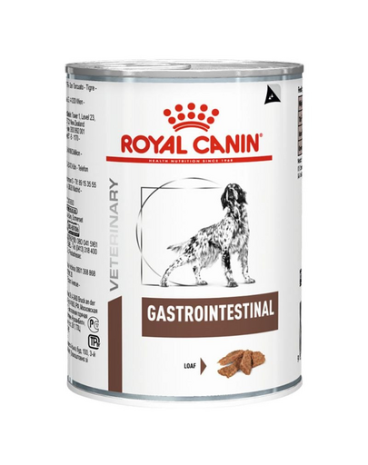 ROYAL CANIN Dog gastro intestinal 48x400 g kutyáknak szánt nedves táplálék emésztési zavarokkal küzdő kutyák számára