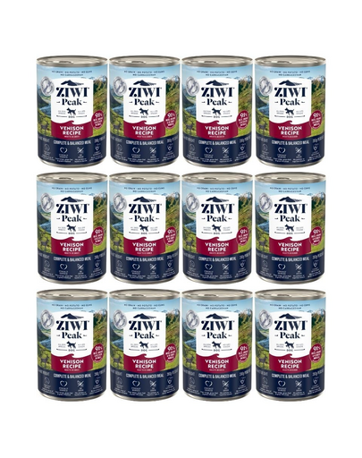 ZIWIPEAK Dog Venison Dziczyzna 12 x 390 g