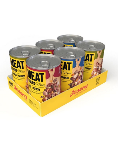 JOSERA Meat Lovers Menu Multipack 6x400g nedves táplálék kutyáknak